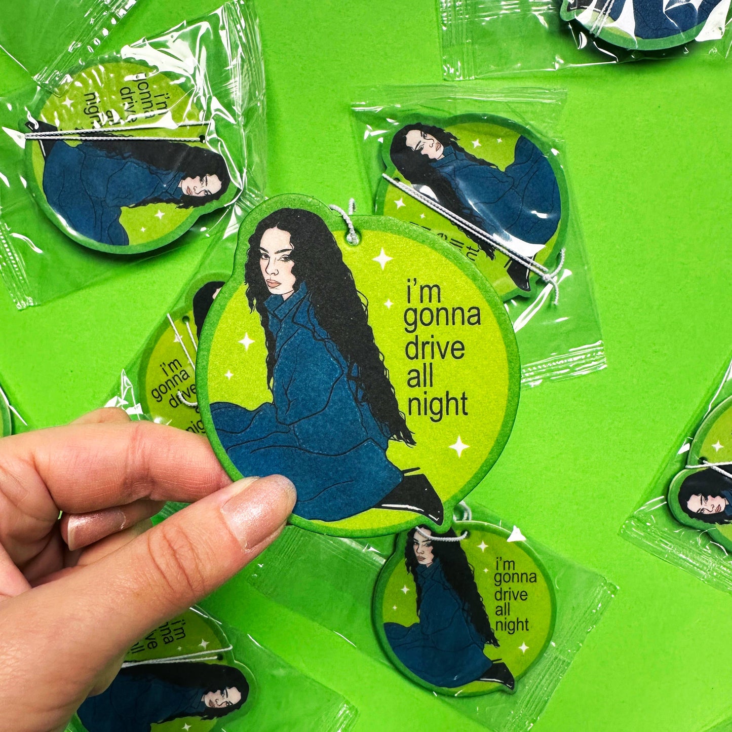 Charli xcx I'm Gonna Drive All Night Air Freshener