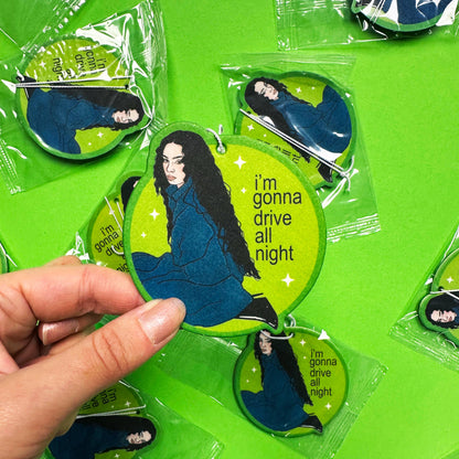 Charli xcx I'm Gonna Drive All Night Air Freshener